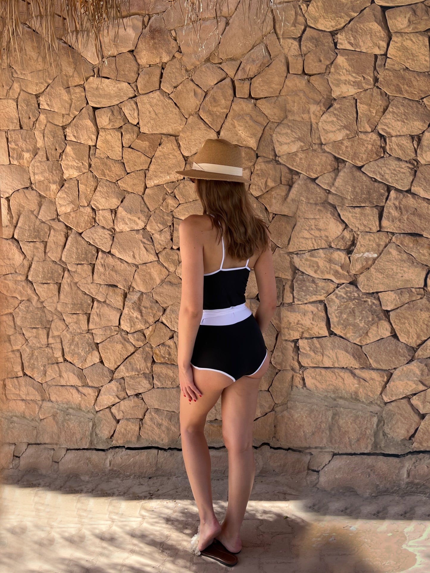The Retro Belted Swimsuit