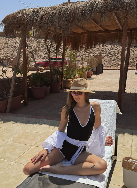 The Retro Belted Swimsuit